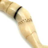Wonderful c. Mid 19th Century Whaler Made Scrimshaw Ladies Leg Bodkin