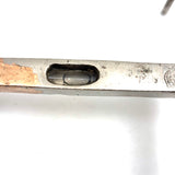 Unusual, Very Precise Hand-stamped Nickel T-Shaped Surface Level