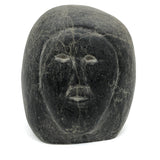 Deeply Expressive Inuit Carved Stone Head
