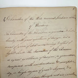 1840 British Commonplace Book with Beautiful Lettering and Watercolor Maps + 1890s Additions