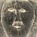 Deeply Expressive Inuit Carved Stone Head