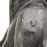 SOLD Curious Chunky Black Painting Figure with Wonderfully Large and Expressive Arms