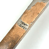Unusual, Very Precise Hand-stamped Nickel T-Shaped Surface Level