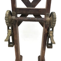 Salesman Sample Mechanical Armature with Large Brass Ratcheting Gears (Partial)