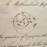 1840 British Commonplace Book with Beautiful Lettering and Watercolor Maps + 1890s Additions