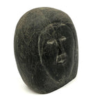 Deeply Expressive Inuit Carved Stone Head