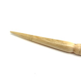 Wonderful c. Mid 19th Century Whaler Made Scrimshaw Ladies Leg Bodkin