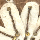 Very Tender and Very Wonderful 1913 Family Portrait with Embroidered Silkworm Cocoon Applique on Velvet, Original Frame