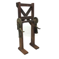 Salesman Sample Mechanical Armature with Large Brass Ratcheting Gears (Partial)