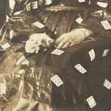 Playing Card Dress, Star and Moon Hats, Wonderful Original Victorian Portrait of a Dramatic Trio