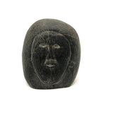 Deeply Expressive Inuit Carved Stone Head