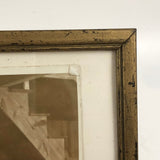 Young Barbers at Work, Wonderful Old 8 x 10 Photo, Framed as Found