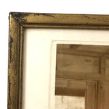 Young Barbers at Work, Wonderful Old 8 x 10 Photo, Framed as Found