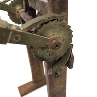 Salesman Sample Mechanical Armature with Large Brass Ratcheting Gears (Partial)