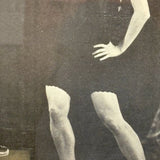 1987 Mark Morris Dance Group"Mythologies," Mounted Newsprint Advertisement, Period Frame