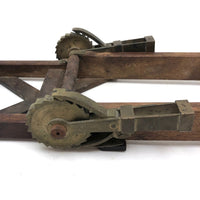 Salesman Sample Mechanical Armature with Large Brass Ratcheting Gears (Partial)