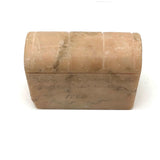 Carved 1880 Pink Marble Book