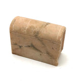 Carved 1880 Pink Marble Book