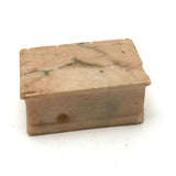 Carved 1880 Pink Marble Book