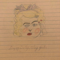 Kid Drawings: Boy at Party, Dizzy Dolly - Sold Individually
