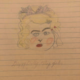 Kid Drawings: Boy at Party, Dizzy Dolly - Sold Individually