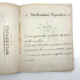 1840 British Commonplace Book with Beautiful Lettering and Watercolor Maps + 1890s Additions