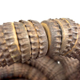Sculptural, Well Aged Old Folk Art Bottle Cap Basket, Found in Maine