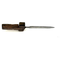 Beautiful Old Hand-forged Strapped Hammer and Handmade Knife, Found Together