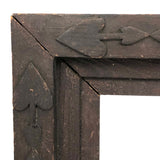 Wonderful Antique Pennsylvania Folk Art Mirror with Many Hearts