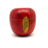 Francie Philbrook's Large Red Treen Apple with Horse Roulette