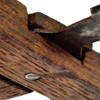 Beautiful Old Hand-forged Strapped Hammer and Handmade Knife, Found Together