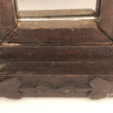 Wonderful Antique Pennsylvania Folk Art Mirror with Many Hearts