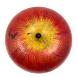 Francie Philbrook's Large Red Treen Apple with Horse Roulette