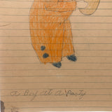 Kid Drawings: Boy at Party, Dizzy Dolly - Sold Individually