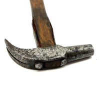 Beautiful Old Hand-forged Strapped Hammer and Handmade Knife, Found Together