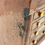 SOLD Scarce, Large, Proud c. 1840s Redware Chest of Drawers "Savings Bank", ex. Matt King