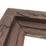 Wonderful Antique Pennsylvania Folk Art Mirror with Many Hearts