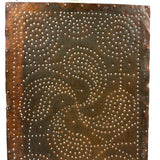 19th Century Hand-Punched Tin Pie Safe Panel #1