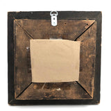 Wonderful Antique Pennsylvania Folk Art Mirror with Many Hearts