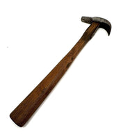 Beautiful Old Hand-forged Strapped Hammer and Handmade Knife, Found Together
