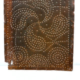19th Century Hand-Punched Tin Pie Safe Panel #1