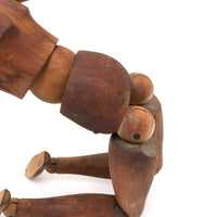 Lovely Presumed Earlyish 20th C. Articulated Artist Mannequin with Warm Patina