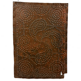 19th Century Hand-Punched Tin Pie Safe Panel #1