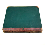 1840 British Commonplace Book with Beautiful Lettering and Watercolor Maps + 1890s Additions