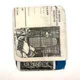 Sexy Secret: Victorian "Windowphanie" Advertising Blotter Folded to Conceal Erotic Pyramid Print