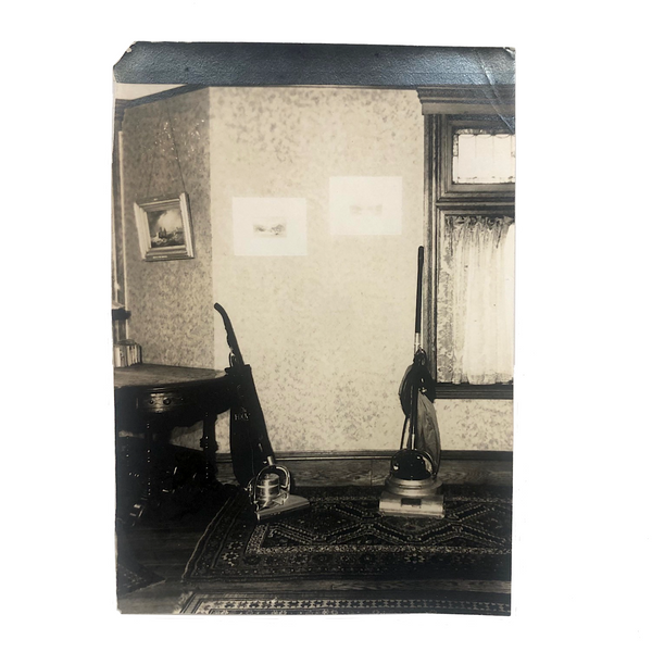 Old and New Hoovers, Old Black and White Snapshot