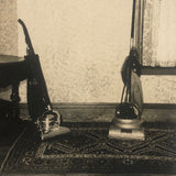 Old and New Hoovers, Old Black and White Snapshot