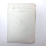 Old and New Hoovers, Old Black and White Snapshot