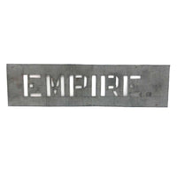 Evocative Handmade EMPIRE Stencil