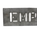 Evocative Handmade EMPIRE Stencil